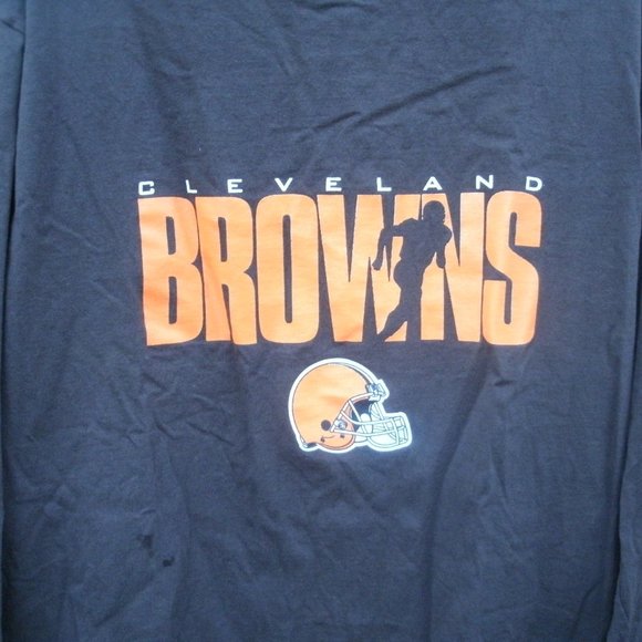 Cleveland Browns Football Long Sleeve T-Shirt NFL Size M - Picture 2 of 16
